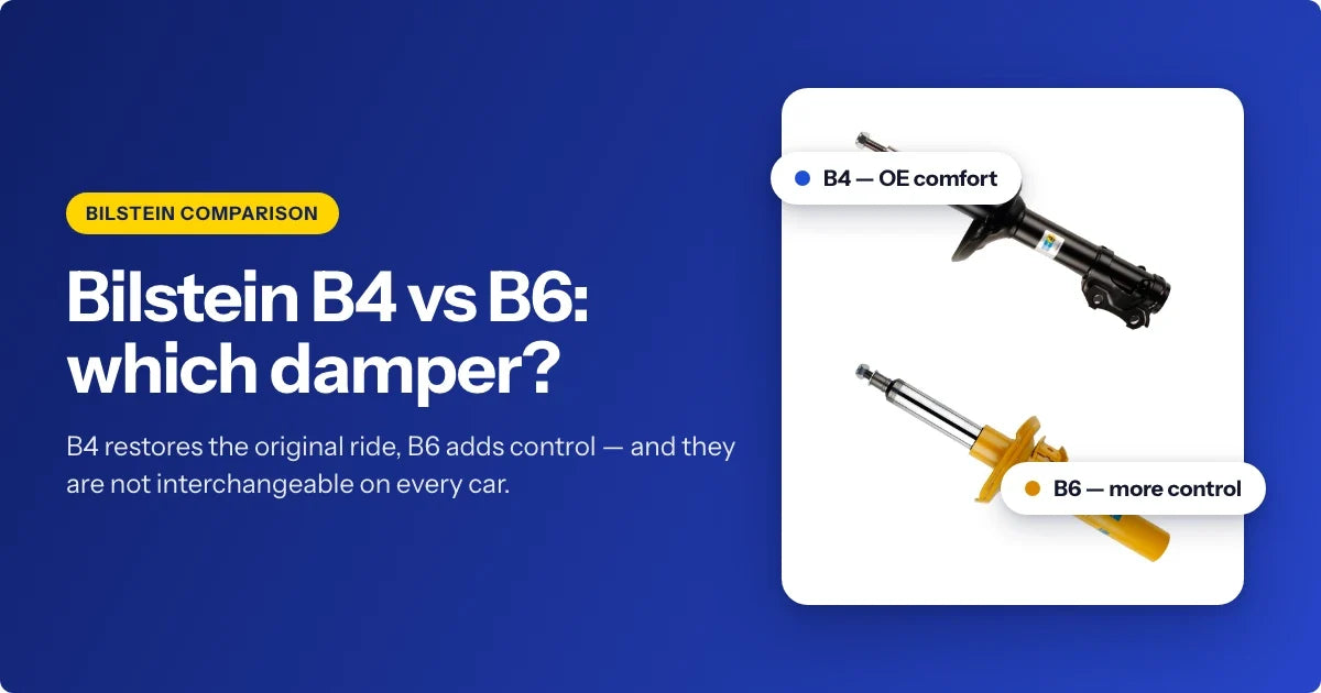 Bilstein B4 vs B6: which damper?