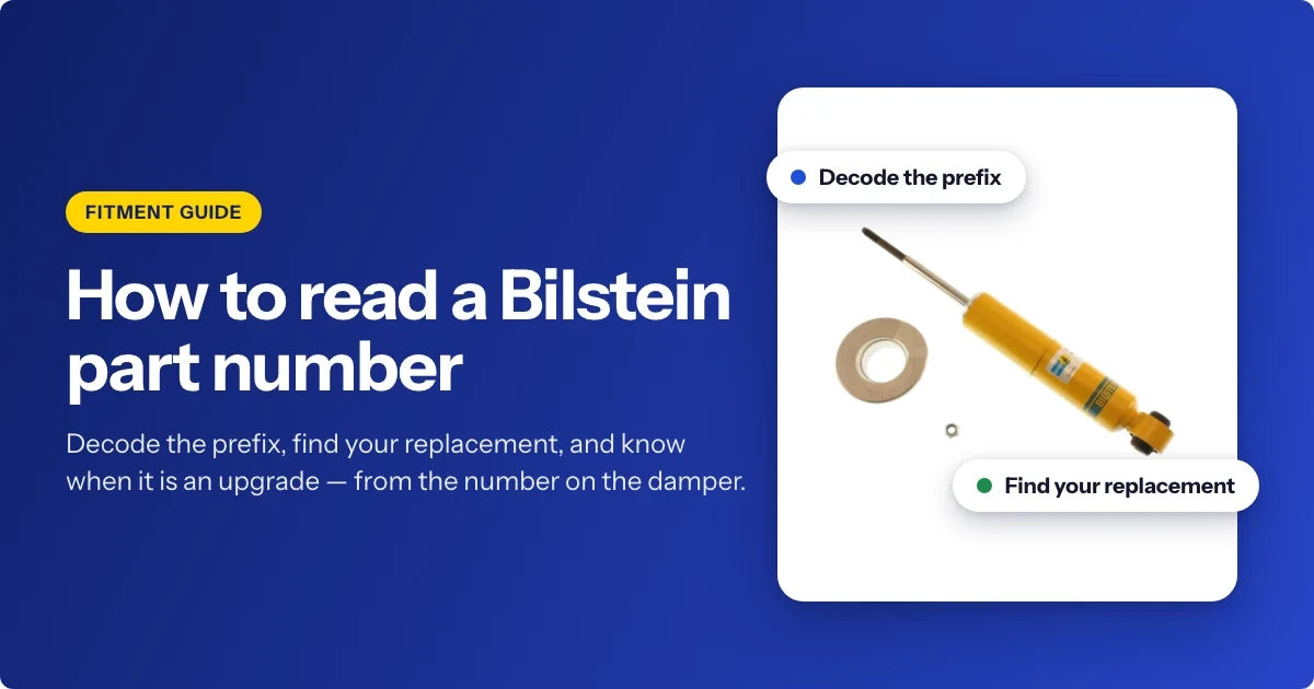 How to read a Bilstein part number