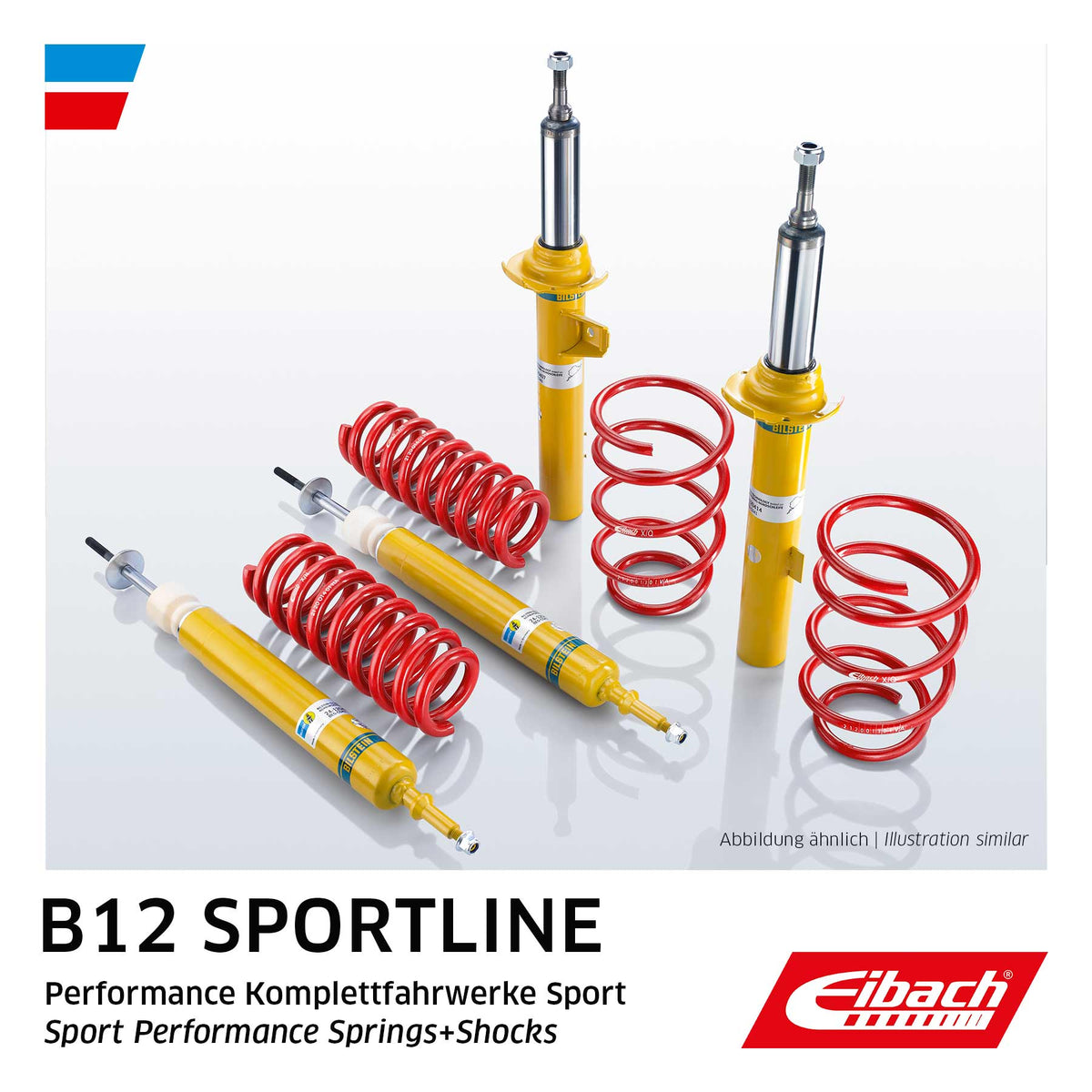 Eibach B12 Sportline Tieferlegungsfedern und Dämpfer